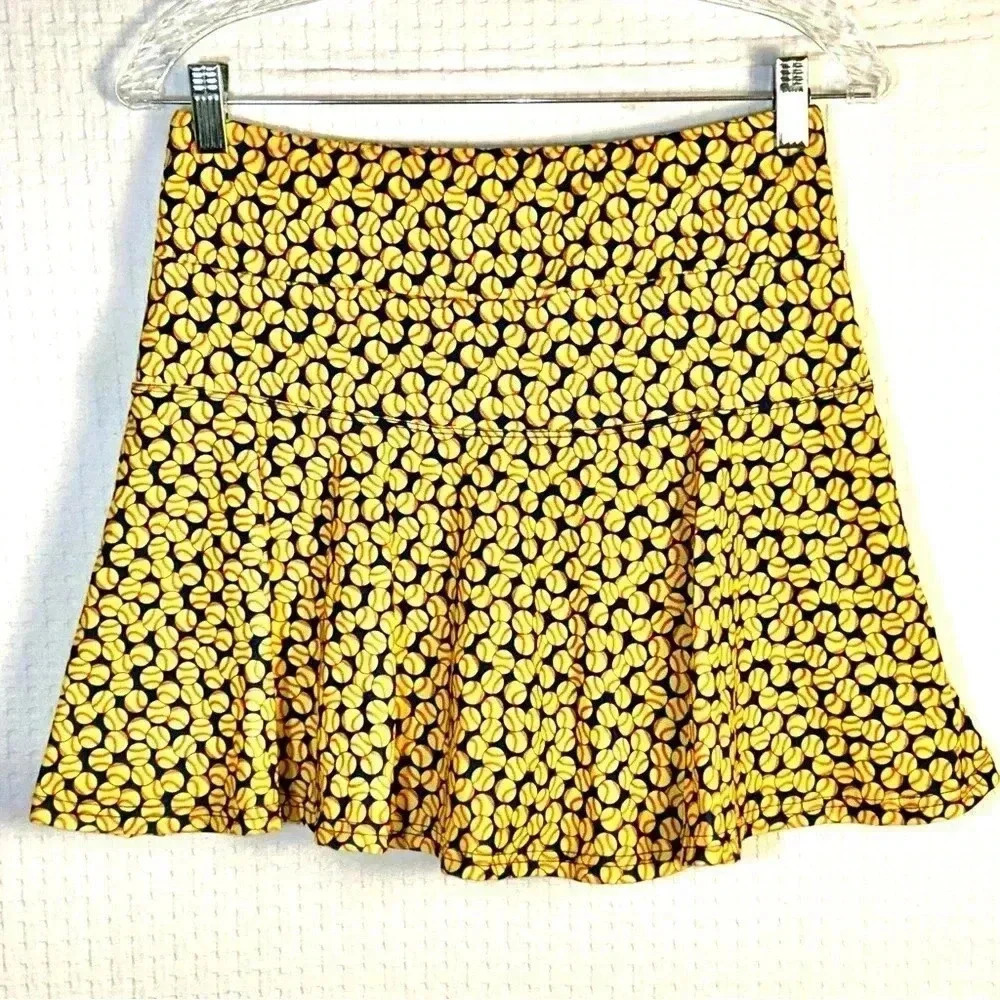 Bienville Babes Size Small Active Skort Skirt Sport Shorts Softball Pickleball